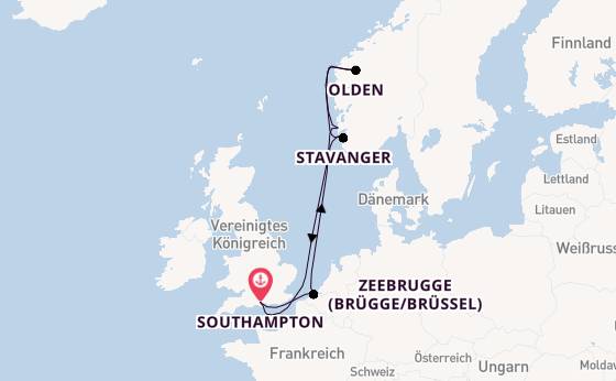 Norwegen ab Southampton, Großbritannien auf der Liberty of the Seas®