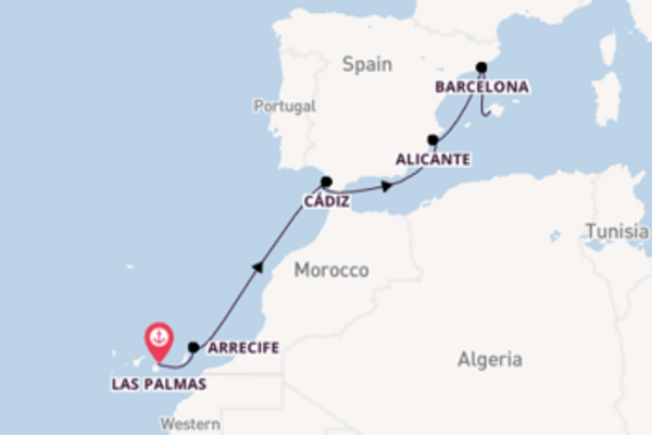 Cruise met AIDA Cruises naar het fascinerende Palma de Mallorca