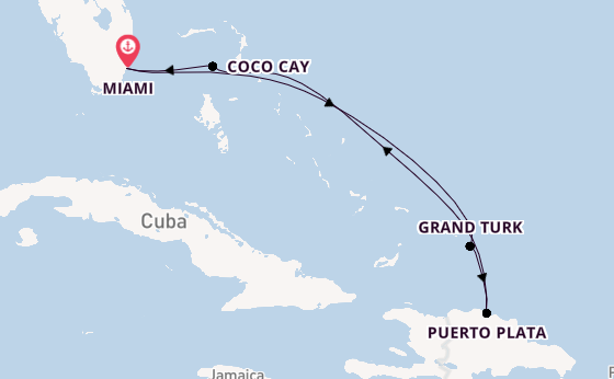 Caribbean from Miami, Florida with the Celebrity Beyond