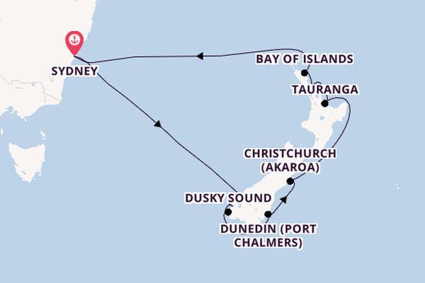 New Zealand from Sydney, Australia with the Celebrity Solstice