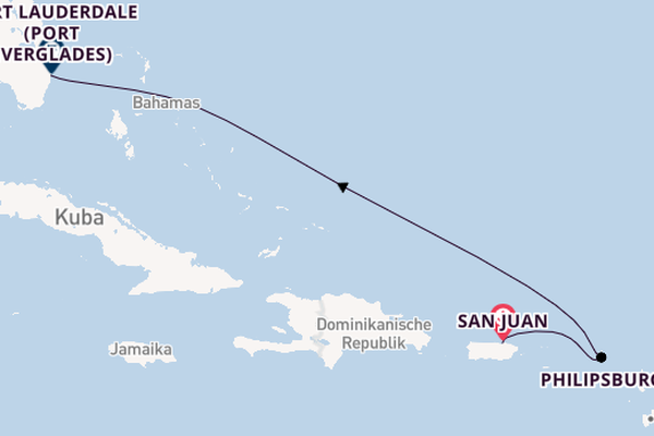 Östliche Karibik ab San Juan, Puerto Rico auf der Celebrity Summit