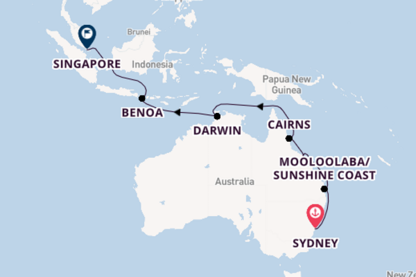 Majestic cruise from Sydney with Azamara Club Cruises