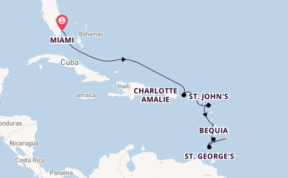 Caribbean from Miami, Florida with the Azamara Journey
