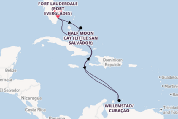 Journey with Holland America Line  from Fort Lauderdale (Port Everglades)