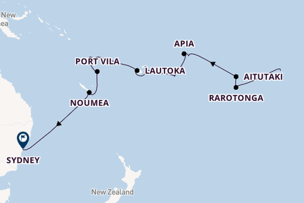 Polynesia from Papeete, Tahiti, French Polynesia with the Seven Seas Mariner