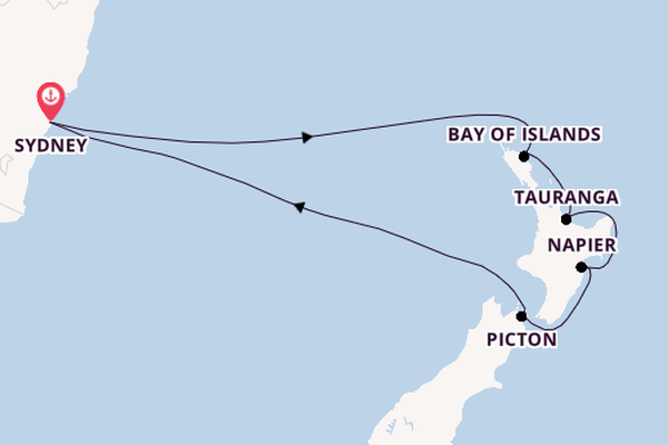 Australië en Nieuw-Zeeland vanaf Sydney, Australië met de Anthem of the Seas®