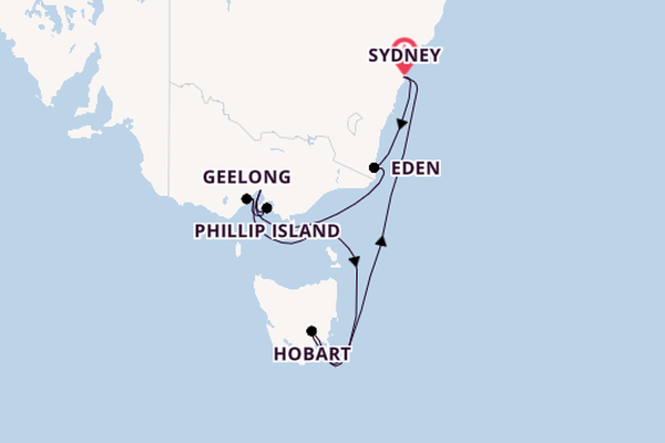 Australia from Sydney, Australia with the Seven Seas Explorer