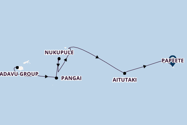 Polynesia from Lautoka, Fiji with the Seabourn Pursuit