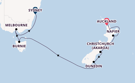 Australia and New Zealand from Auckland, New Zealand with the Seven Seas Explorer