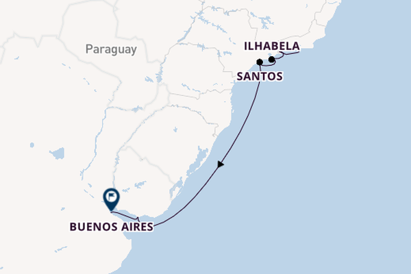 South America from Rio de Janeiro, Brazil with the Azamara Journey