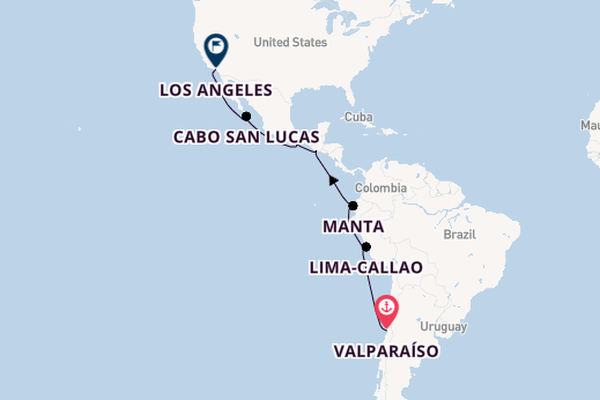 Zuid-Amerika vanaf Valparaíso, Chili met de Celebrity Equinox
