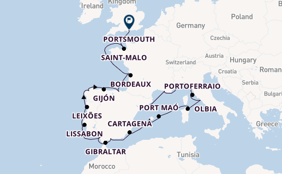 Westelijke Middellandse Zee vanaf Barcelona, Spanje met de Azamara Quest