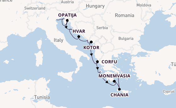 Eastern Mediterranean from Venice, Italy with the Azamara Journey
