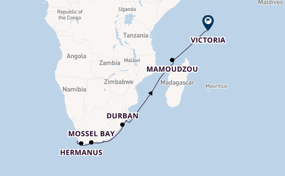 Zuid-Afrika vanaf Kaapstad, Zuid-Afrika met de HANSEATIC nature