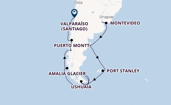 South America from Buenos Aires, Argentina with the Viking Star