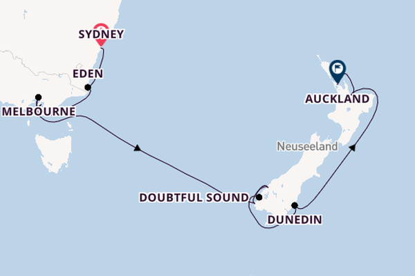 Australien und Neuseeland ab Sydney auf der Norwegian Spirit