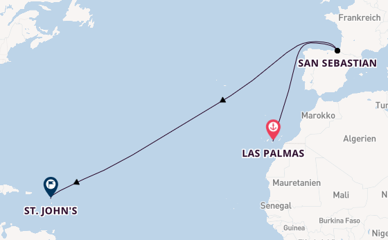 Kanarische Inseln ab Las Palmas, Gran Canaria auf der Star Clipper