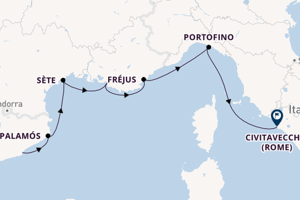 Westelijke Middellandse Zee vanaf Barcelona, Spanje met de Seabourn Ovation