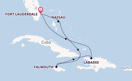 Caribbean vanaf Fort Lauderdale, Verenigde Staten met de Explorer of the Seas