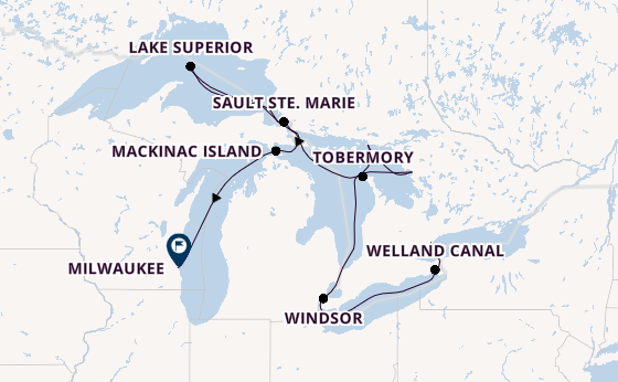 North America from Toronto, Ontario with the HANSEATIC inspiration