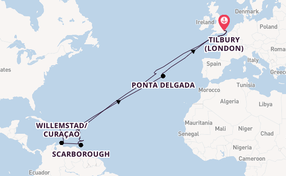 44 day voyage on board the Ambition from Tilbury (London)