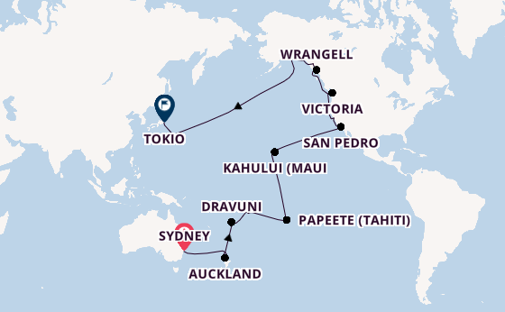 Transpazifik ab Sydney auf der Grand Princess