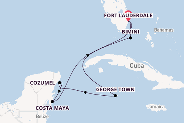 Westelijke Caraïben vanaf Fort Lauderdale, Verenigde Staten met de Celebrity Beyond