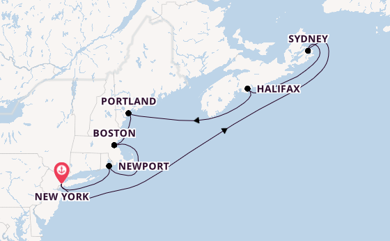 East Coast USA from New York, USA with the Norwegian Escape
