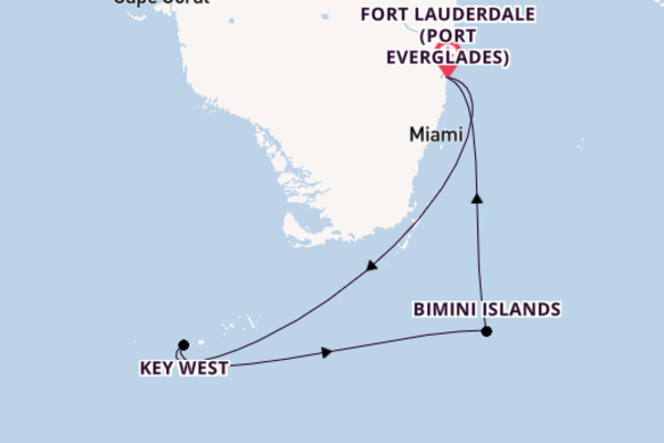 Caribbean from Fort Lauderdale (Port Everglades), Florida with the Celebrity Reflection