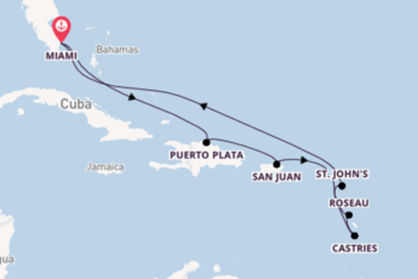 Trip with Regent Seven Seas Cruises from Miami