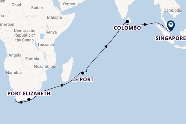 Luxury Cape Town to Singapore with Cape Town Stay