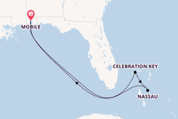 Wonderful journey from Mobile with Carnival Cruise Line
