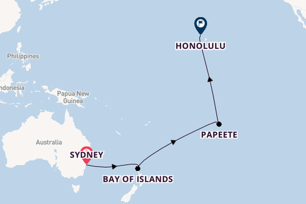Polynesia from Sydney, Australia with the Celebrity Edge