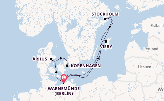 Schweden & Dänemark ab Warnemünde
