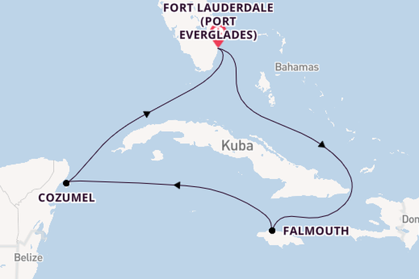 Westliche Karibik ab Fort Lauderdale (Port Everglades), USA auf der Sky Princess