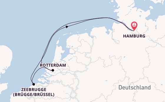 Westeuropa ab Hamburg auf AIDAprima