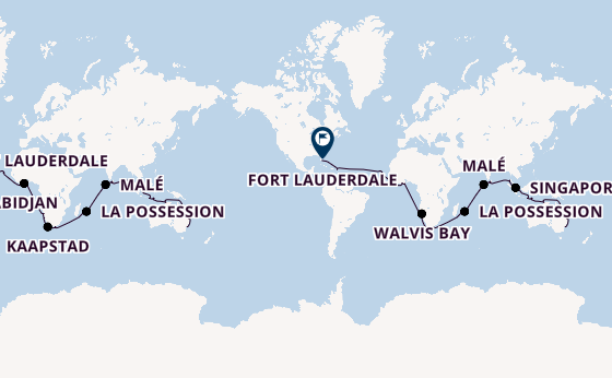 Wereldreizen vanaf Sydney, Australië met de Volendam