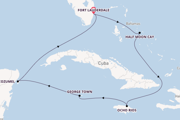 8 day sail from Fort Lauderdale