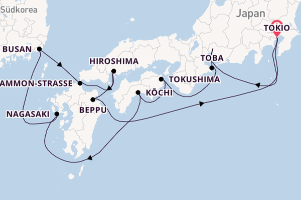 Sapphire Princess – Tokio, Kirschblüten und die Seele Japans