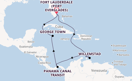 Caribbean from Fort Lauderdale (Port Everglades), Florida with the Celebrity Ascent