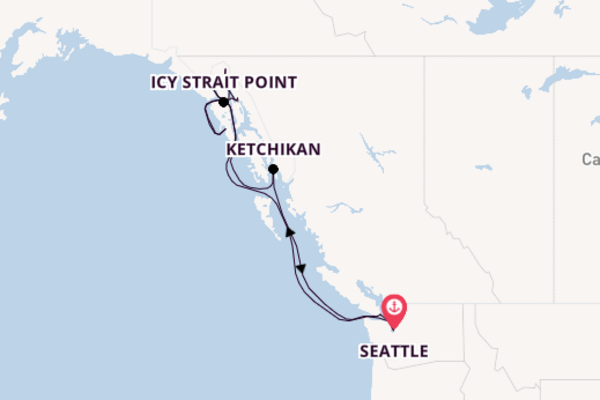 Cruising from Seattle via Icy Strait Point