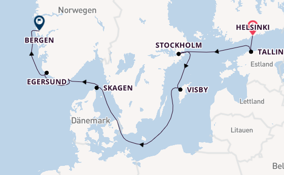 Norwegen ab Helsinki, Finnland auf der Le Commandant Charcot