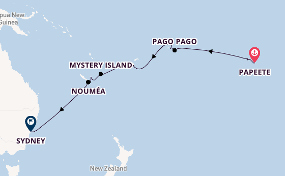 French Polynesia from Papeete, Tahiti, French Polynesia with the Seven Seas Splendor