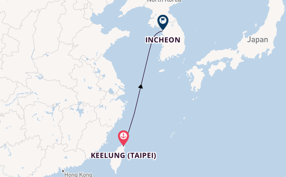 Oost-Azië vanaf Keelung (Taipei), Taiwan met de Costa Serena