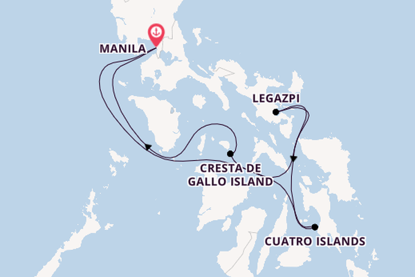 Philippinen ab Manila, Philippinen auf der Le Soléal