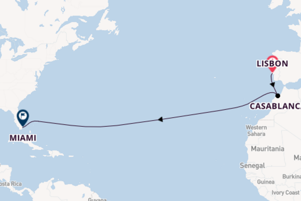 Voyage with Azamara Cruises from Lisbon