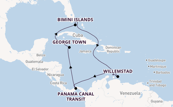 Caribbean Charms & Panama Passage with Miami Stay
