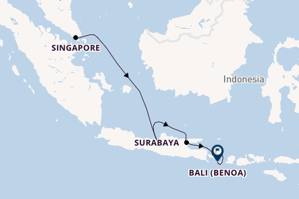 Southeast Asia from Singapore, Singapore with the Azamara Pursuit
