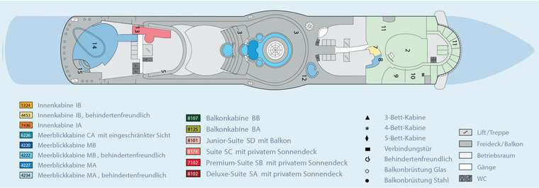 Aidaluna Kreuzfahrten Mit Buchen Dreamlines