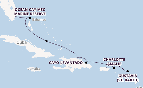 Caribbean from San Juan, Puerto Rico with the EXPLORA IV